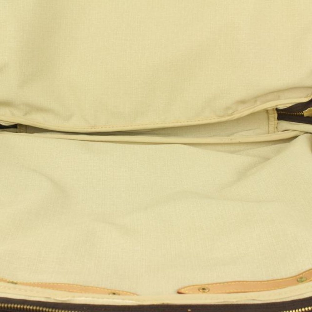 Louis Vuitton Monogram Alize 2 Poches Suitcase Luggage with Bandouliere Strap - Picture 4 of 12